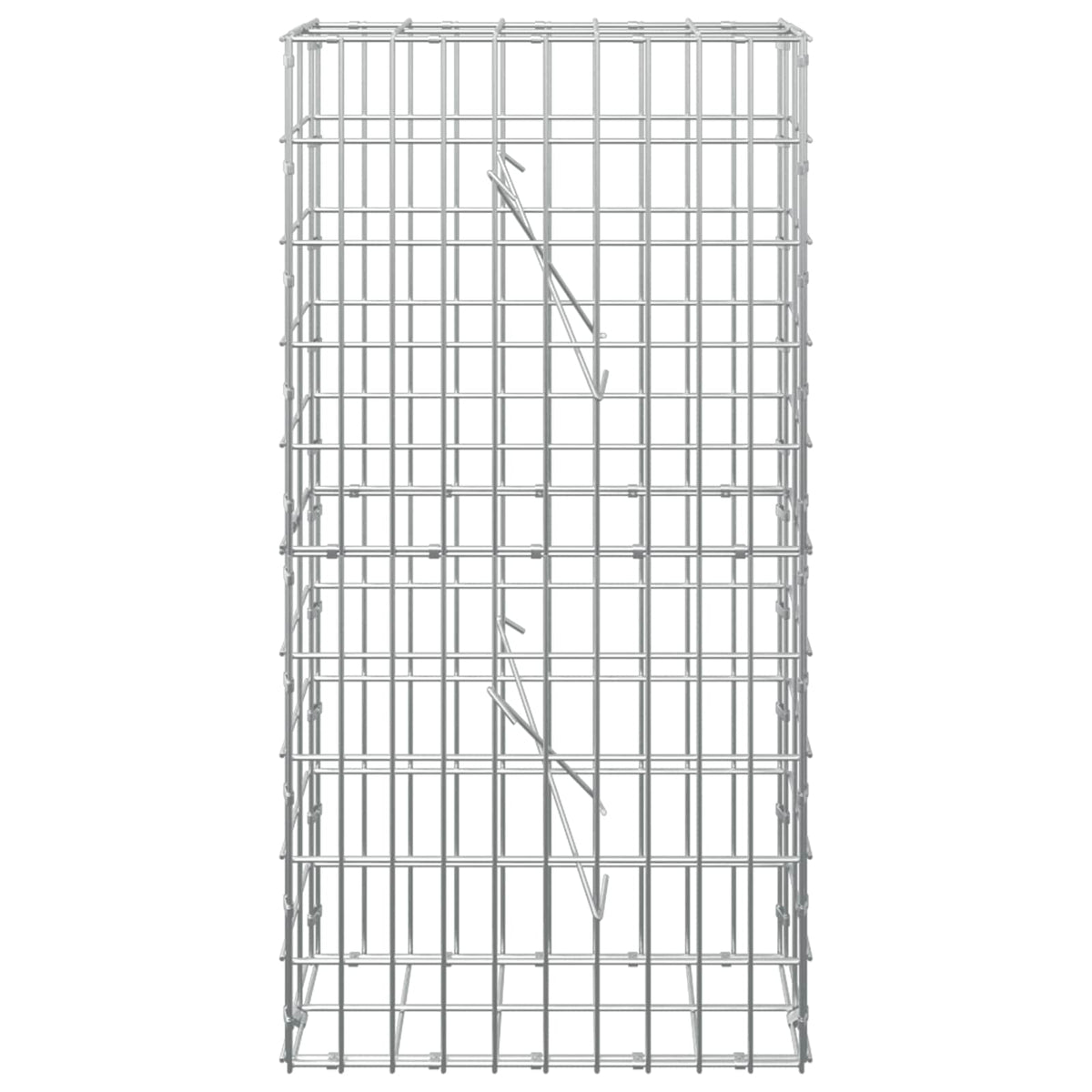 Gabion with 5 mm Wire and 5x10 cm Mesh 50x10x100 cm