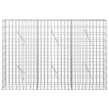 Gabion with 5 mm Wire and 5x10 cm Mesh 150x10x100 cm