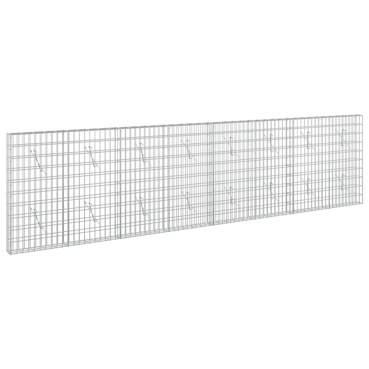 Gabion with 5 mm Wire and 5x10 cm Mesh 400x10x100 cm