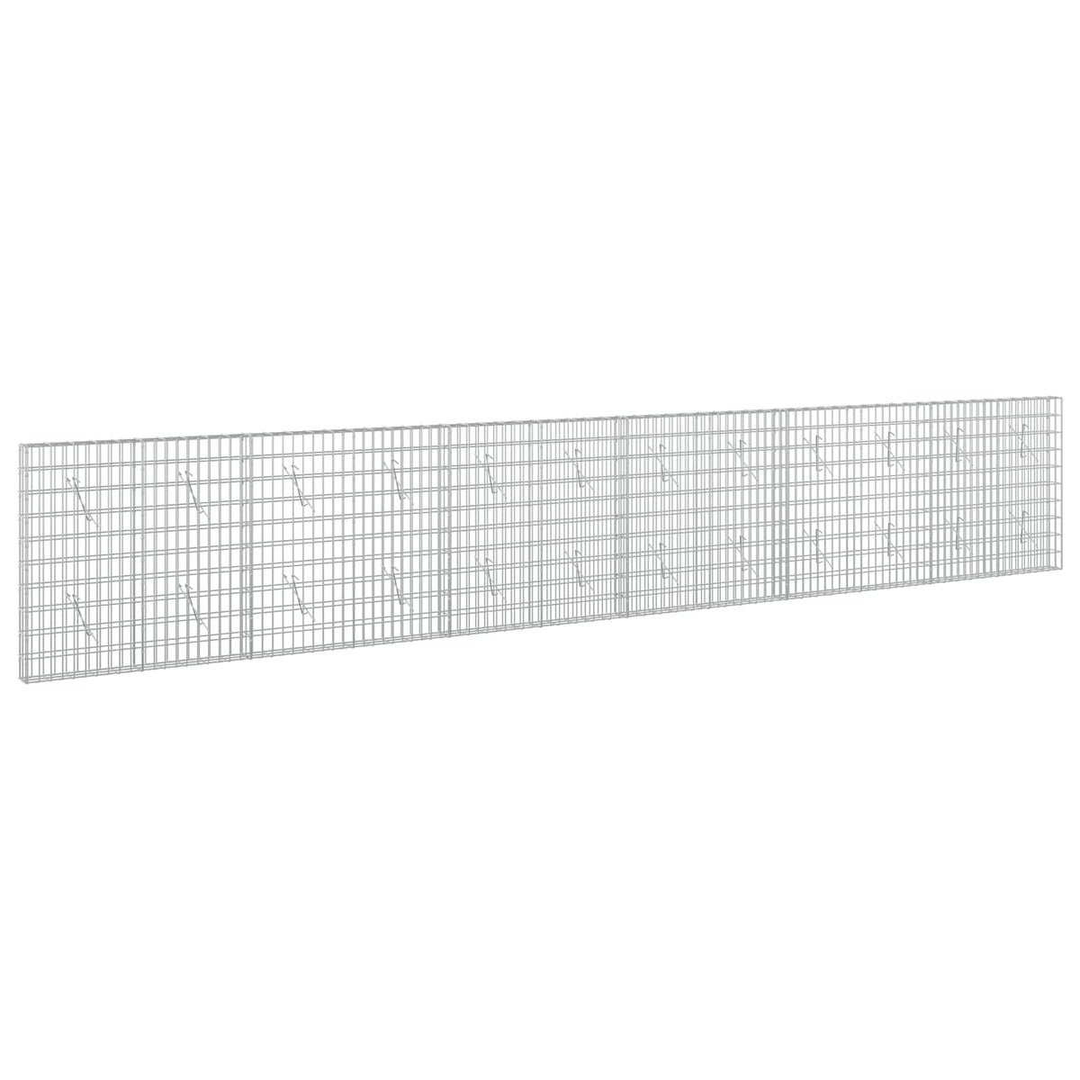 Gabion with 5 mm Wire and 5x10 cm Mesh 600x10x100 cm