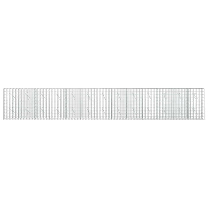 Gabion with 5 mm Wire and 5x10 cm Mesh 650x10x100 cm