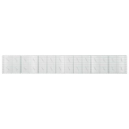Gabion with 5 mm Wire and 5x10 cm Mesh 700x10x100 cm