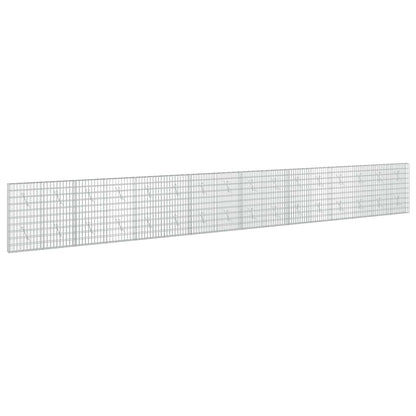 Gabion with 5 mm Wire and 5x10 cm Mesh 800x10x100 cm