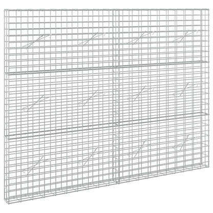 Gabion with 5 mm Wire and 5x10 cm Mesh 200x10x150 cm