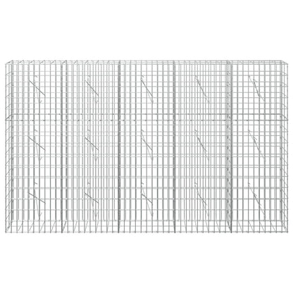 Gabion with 5 mm Wire and 5x10 cm Mesh 250x10x150 cm