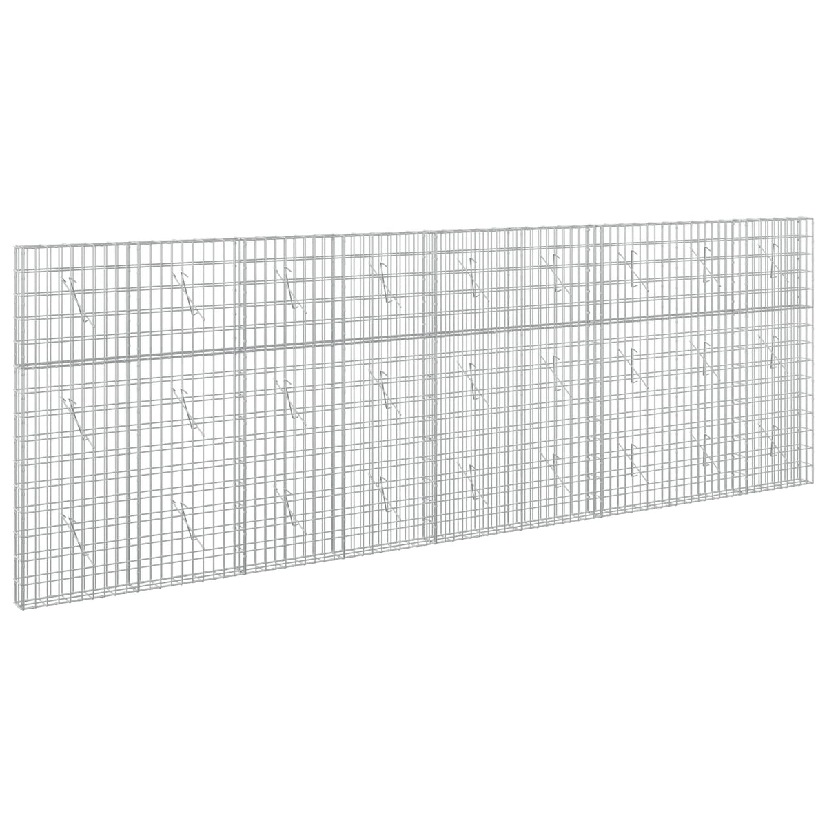 Gabion with 5 mm Wire and 5x10 cm Mesh 450x10x150 cm