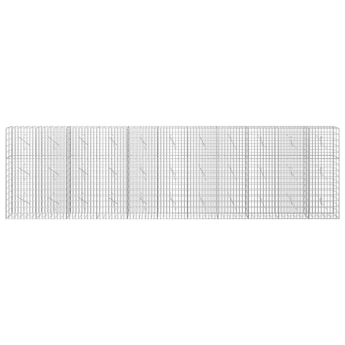 Gabion with 5 mm Wire and 5x10 cm Mesh 550x10x150 cm