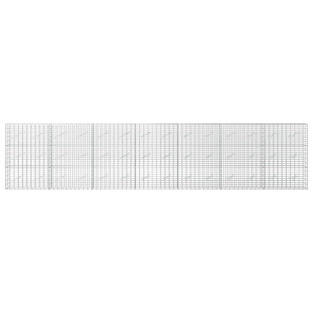 Gabion with 5 mm Wire and 5x10 cm Mesh 700x10x150 cm