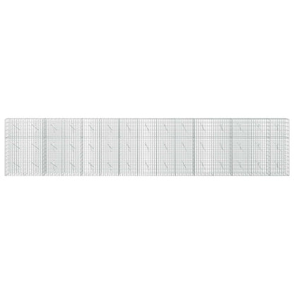 Gabion with 5 mm Wire and 5x10 cm Mesh 750x10x150 cm