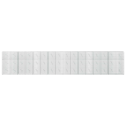 Gabion with 5 mm Wire and 5x10 cm Mesh 800x10x150 cm