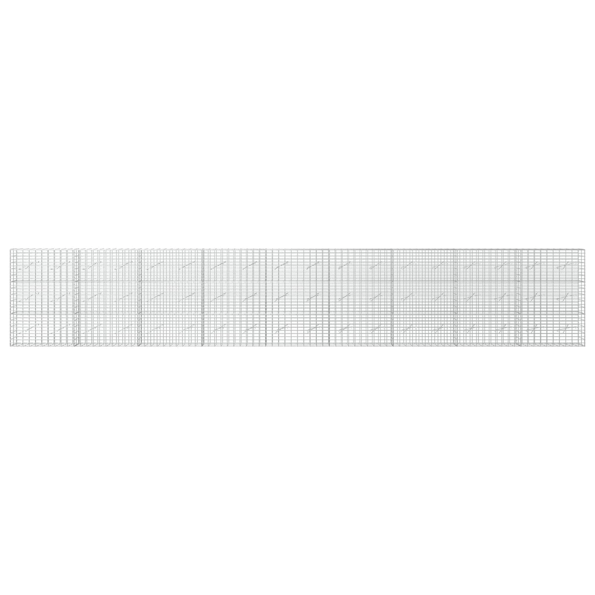 Gabion with 5 mm Wire and 5x10 cm Mesh 900x10x150 cm