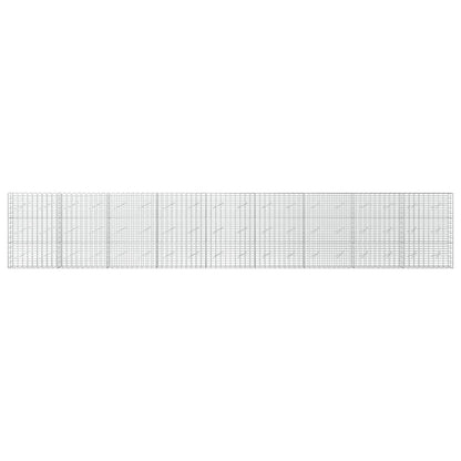 Gabion with 5 mm Wire and 5x10 cm Mesh 900x10x150 cm