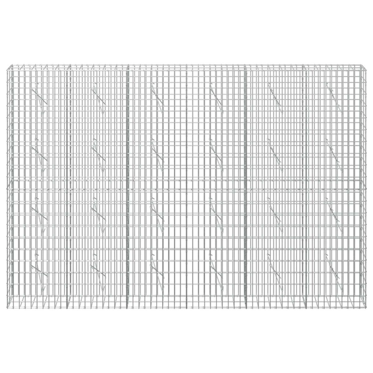 Gabion with 5 mm Wire and 5x10 cm Mesh 300x10x200 cm