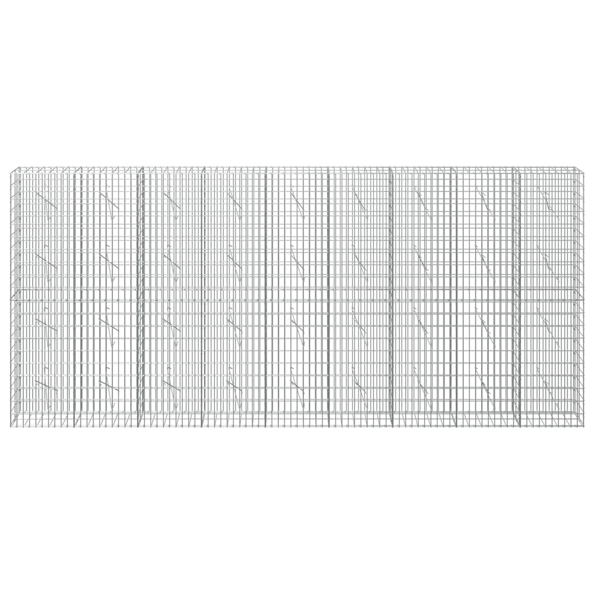 Gabion with 5 mm Wire and 5x10 cm Mesh 450x10x200 cm
