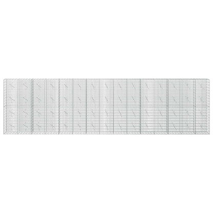 Gabion with 5 mm Wire and 5x10 cm Mesh 750x10x200 cm