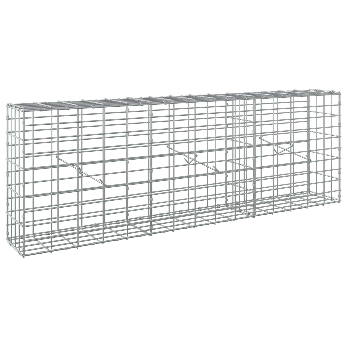 Gabion with 5 mm Wire and 5x10 cm Mesh 150x20x50 cm