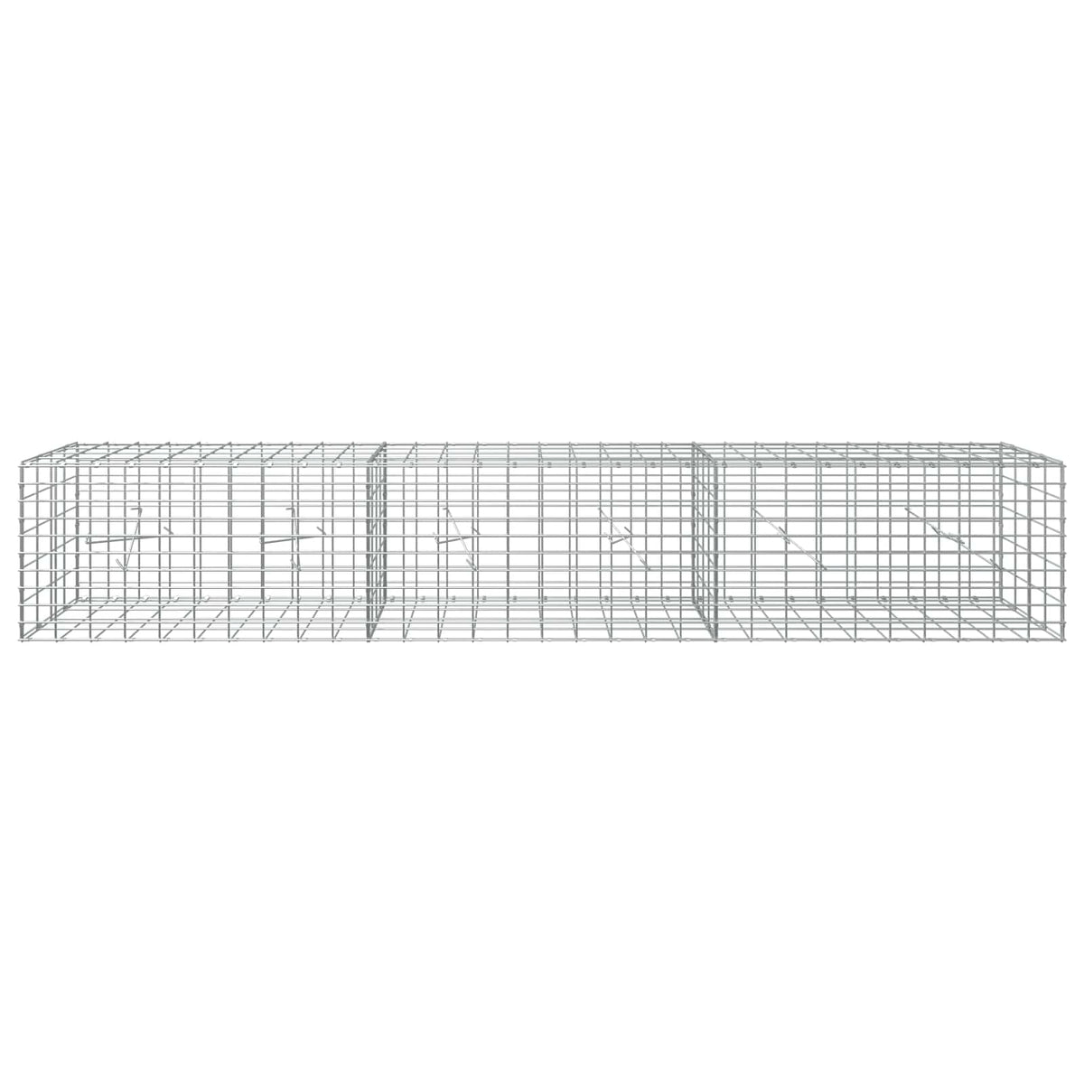 Gabion with 5 mm Wire and 5x10 cm Mesh 300x20x50 cm