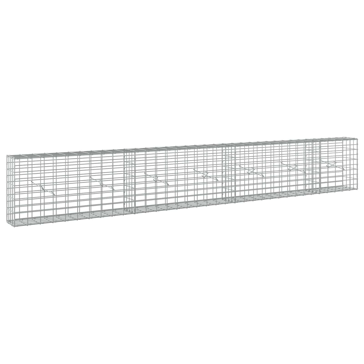 Gabion with 5 mm Wire and 5x10 cm Mesh 350x20x50 cm