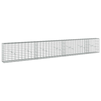 Gabion with 5 mm Wire and 5x10 cm Mesh 350x20x50 cm