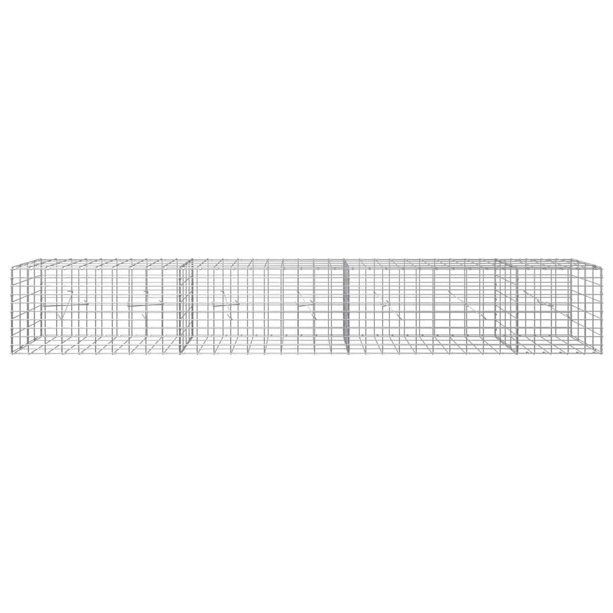 Gabion with 5 mm Wire and 5x10 cm Mesh 350x20x50 cm