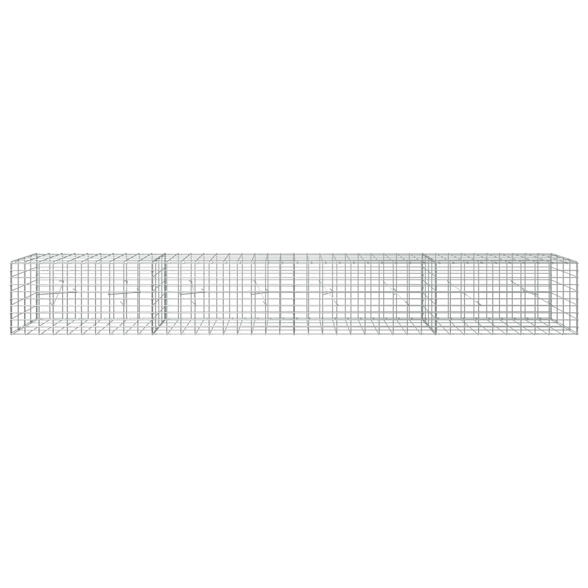 Gabion with 5 mm Wire and 5x10 cm Mesh 400x20x50 cm