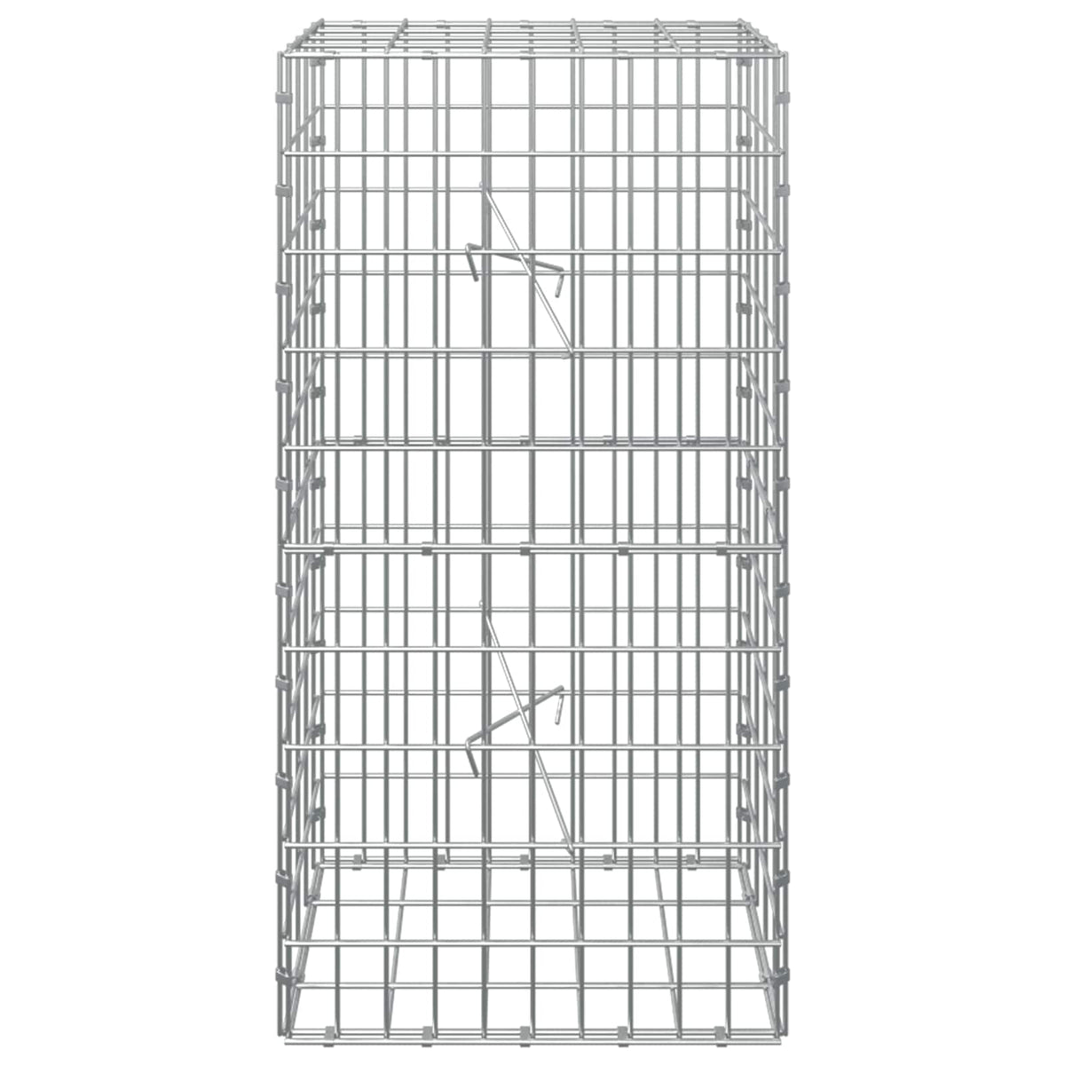 Gabion with 5 mm Wire and 5x10 cm Mesh 50x20x100 cm