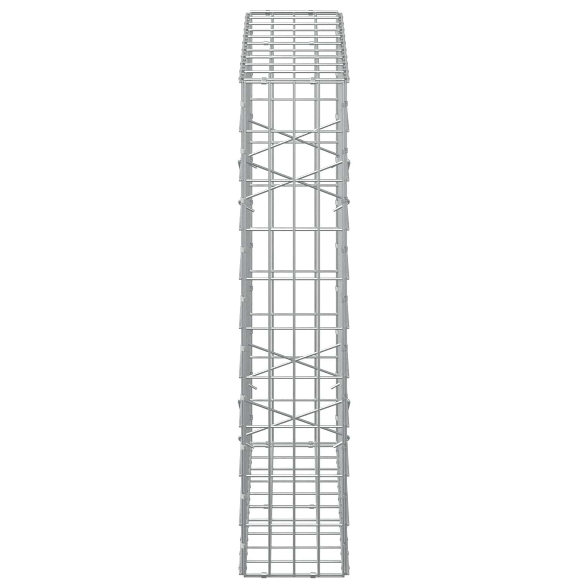 Gabion with 5 mm Wire and 5x10 cm Mesh 100x20x100 cm
