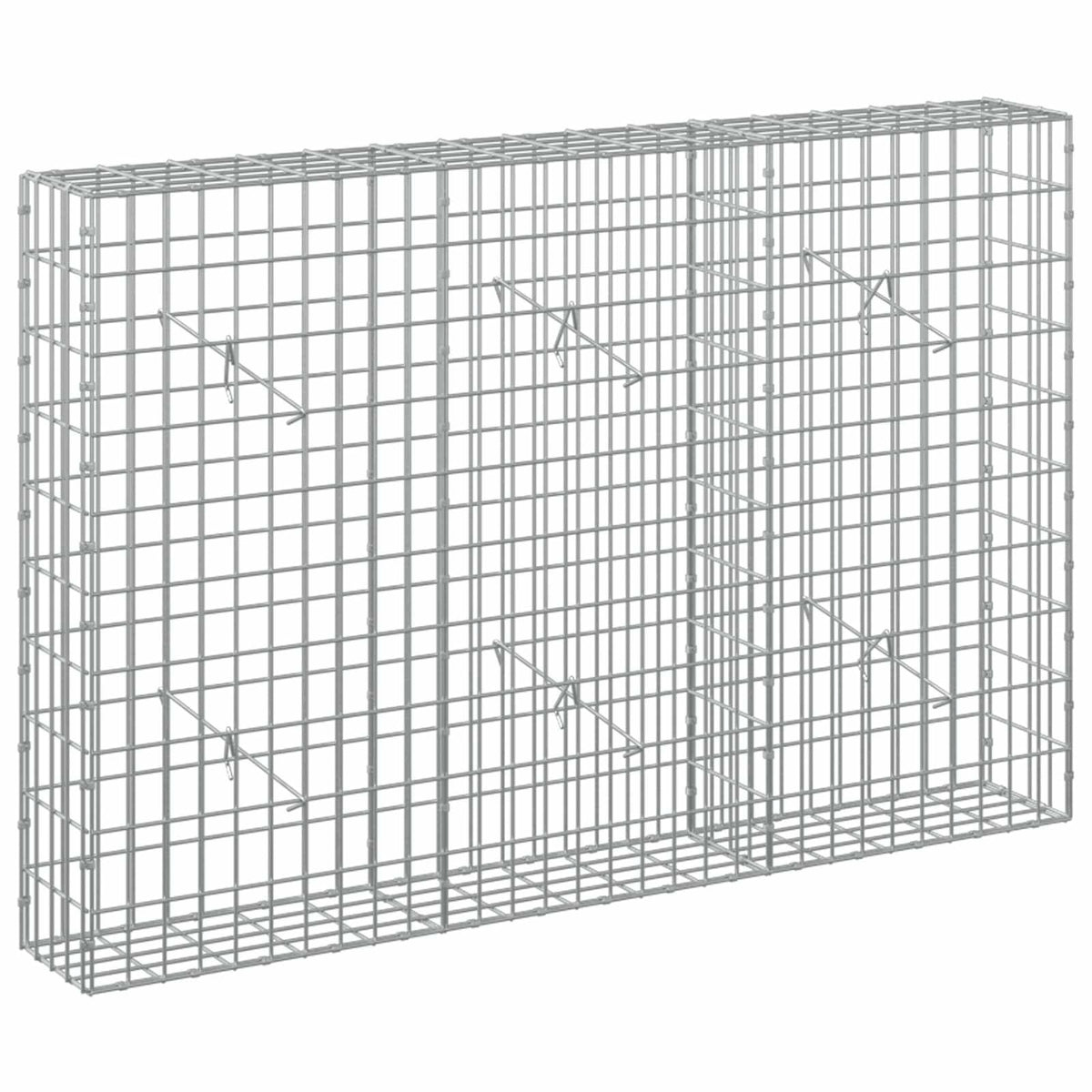 Gabion with 5 mm Wire and 5x10 cm Mesh 150x20x100 cm
