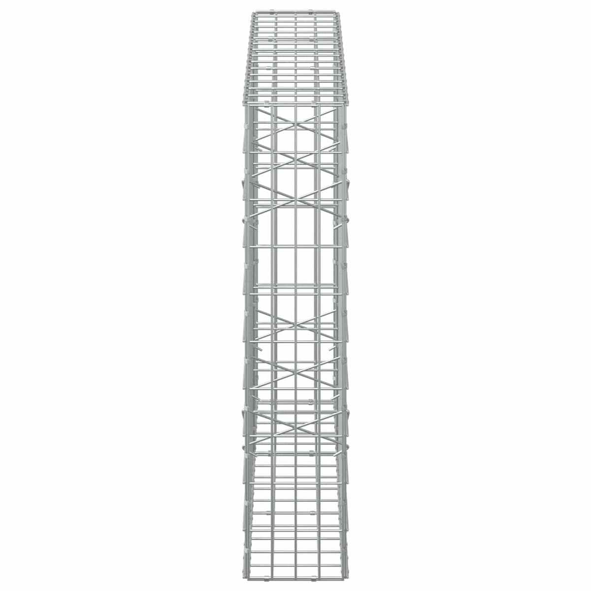 Gabion with 5 mm Wire and 5x10 cm Mesh 150x20x100 cm