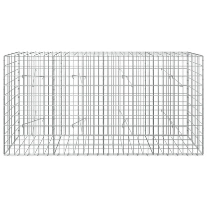 Gabion with 5 mm Wire and 5x10 cm Mesh 200x20x100 cm