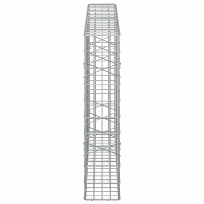Gabion with 5 mm Wire and 5x10 cm Mesh 200x20x100 cm