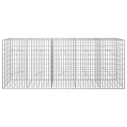 Gabion with 5 mm Wire and 5x10 cm Mesh 250x20x100 cm