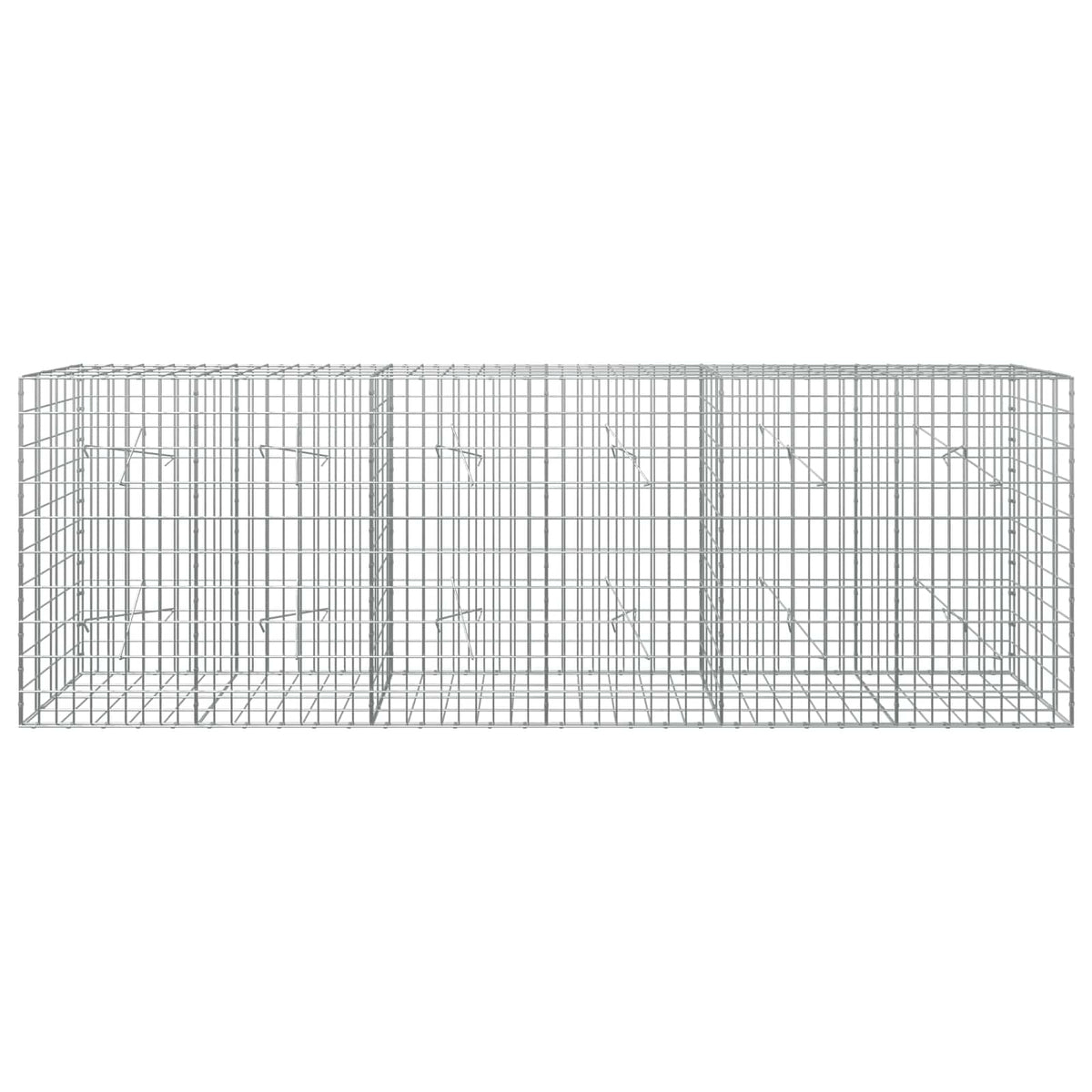 Gabion with 5 mm Wire and 5x10 cm Mesh 300x20x100 cm