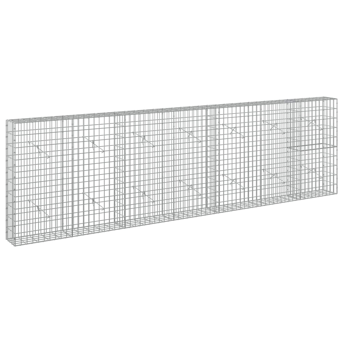 Gabion with 5 mm Wire and 5x10 cm Mesh 350x20x100 cm