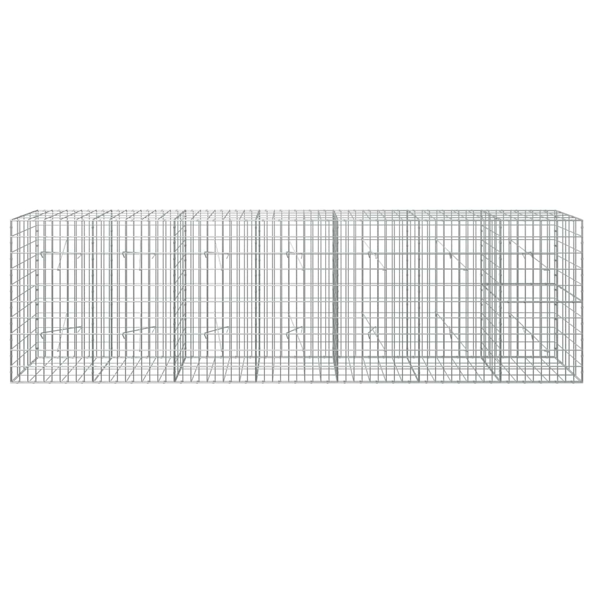 Gabion with 5 mm Wire and 5x10 cm Mesh 350x20x100 cm