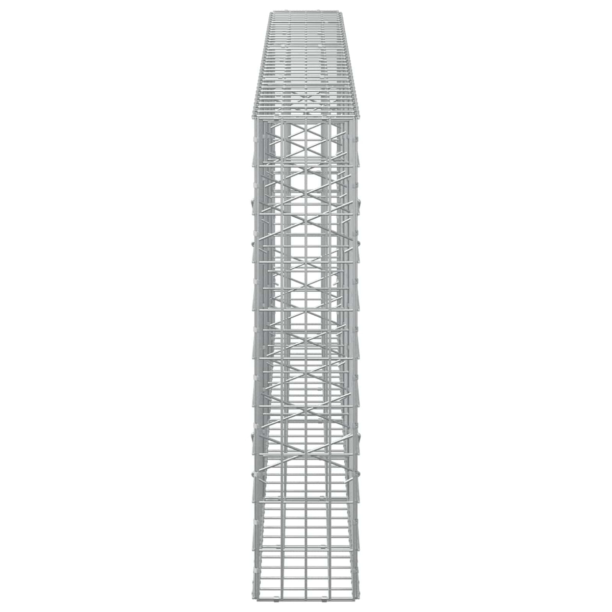 Gabion with 5 mm Wire and 5x10 cm Mesh 350x20x100 cm