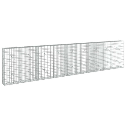 Gabion with 5 mm Wire and 5x10 cm Mesh 450x20x100 cm