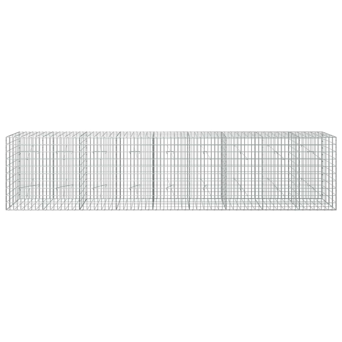 Gabion with 5 mm Wire and 5x10 cm Mesh 450x20x100 cm