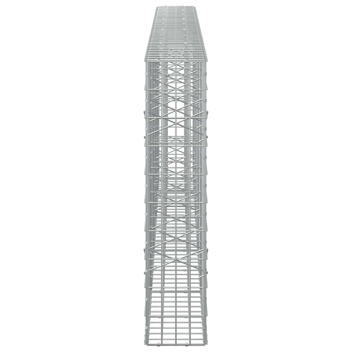 Gabion with 5 mm Wire and 5x10 cm Mesh 450x20x100 cm