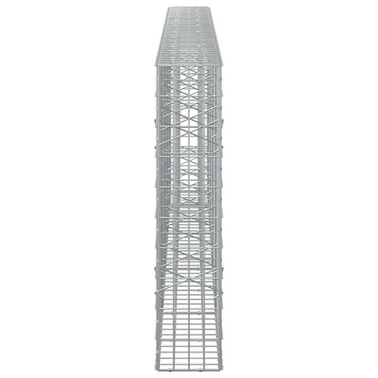 Gabion with 5 mm Wire and 5x10 cm Mesh 450x20x100 cm
