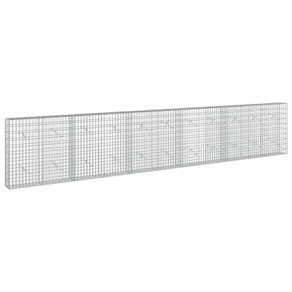 Gabion with 5 mm Wire and 5x10 cm Mesh 550x20x100 cm