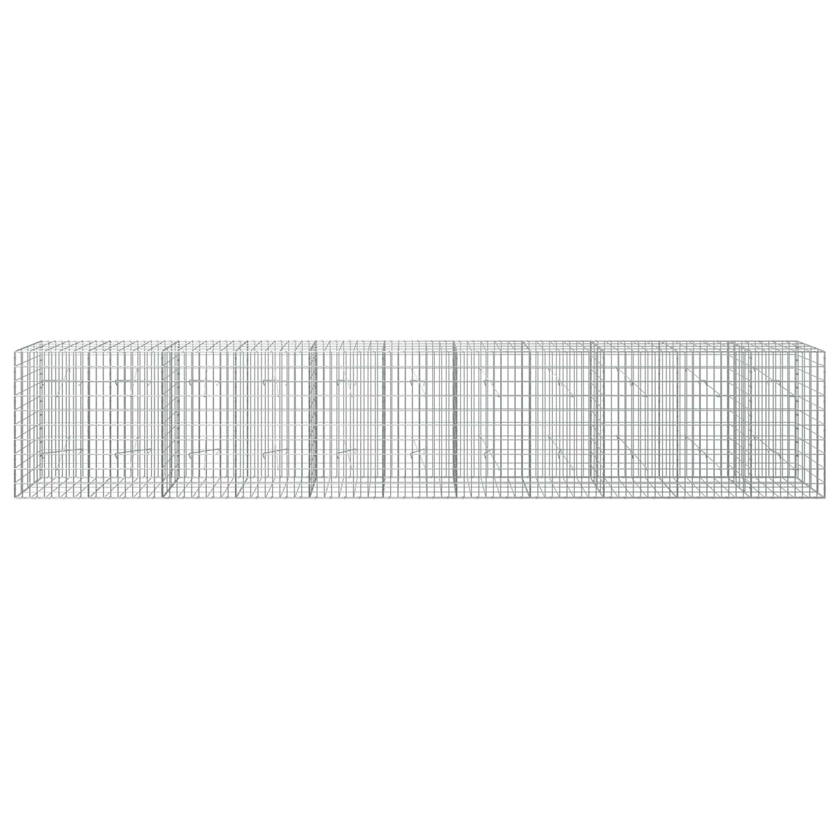 Gabion with 5 mm Wire and 5x10 cm Mesh 550x20x100 cm