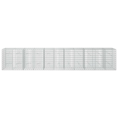 Gabion with 5 mm Wire and 5x10 cm Mesh 550x20x100 cm