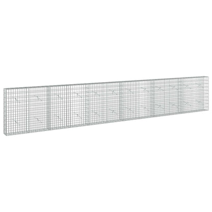 Gabion with 5 mm Wire and 5x10 cm Mesh 600x20x100 cm