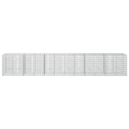 Gabion with 5 mm Wire and 5x10 cm Mesh 600x20x100 cm