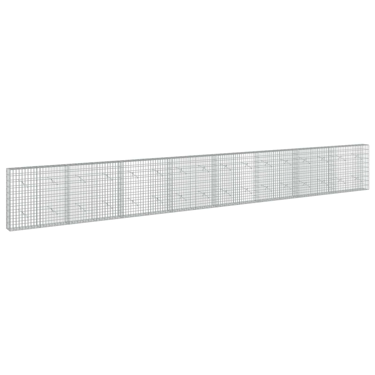 Gabion with 5 mm Wire and 5x10 cm Mesh 800x20x100 cm
