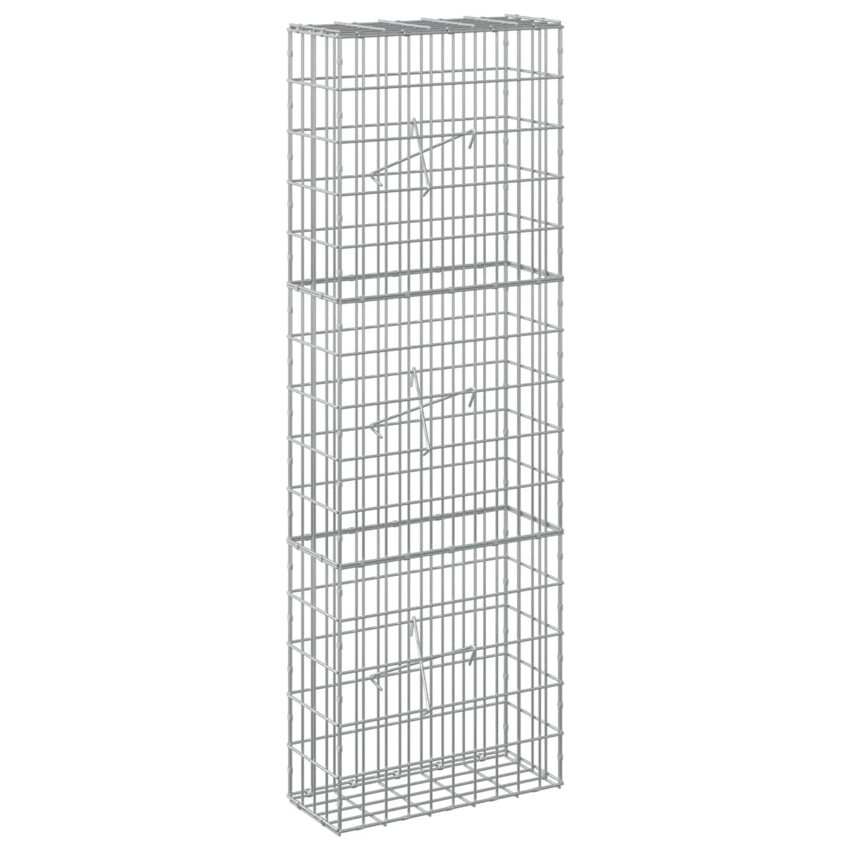 Gabion with 5 mm Wire and 5x10 cm Mesh 50x20x150 cm