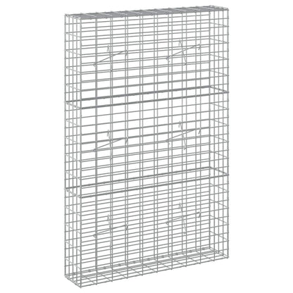 Gabion with 5 mm Wire and 5x10 cm Mesh 100x20x150 cm