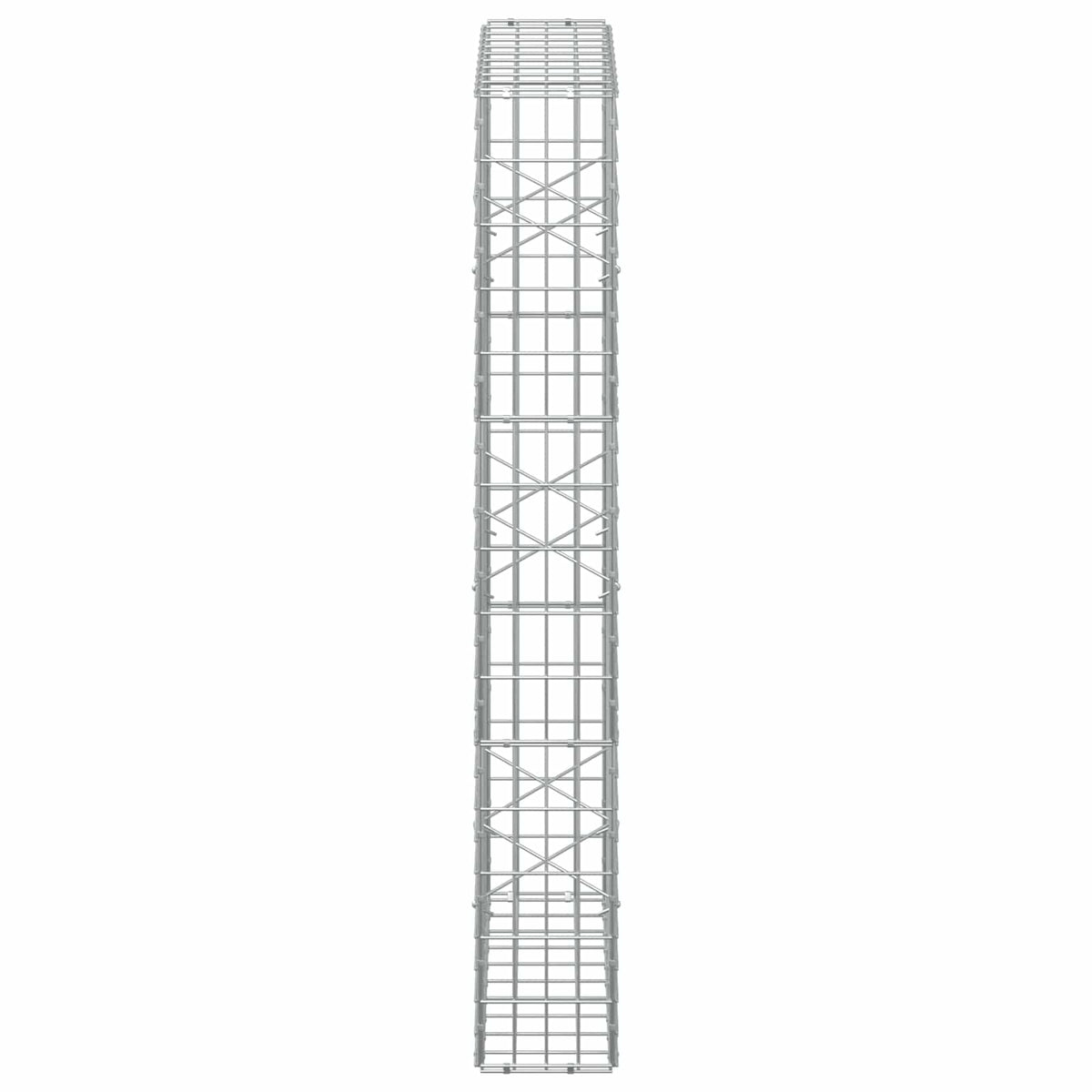 Gabion with 5 mm Wire and 5x10 cm Mesh 100x20x150 cm
