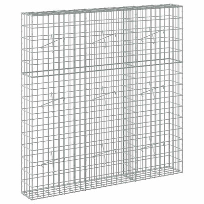 Gabion with 5 mm Wire and 5x10 cm Mesh 150x20x150 cm